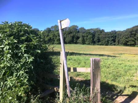 Heading towards the outskirts of Prestbury