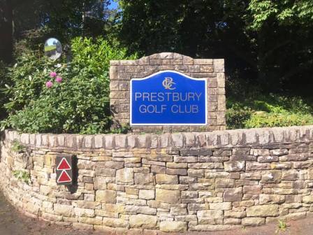 Main entrance to Prestbury Golf Club
