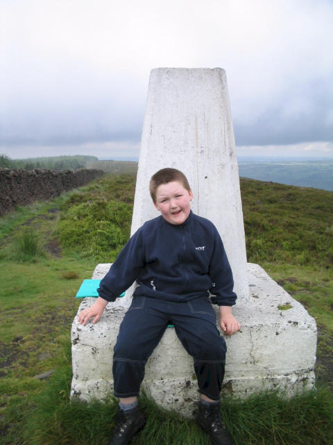 Liam on Longridge Fell