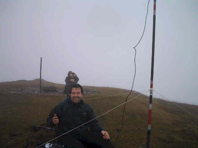 Tom M1EYP/P activates from the summit of Lord's Seat LD-033