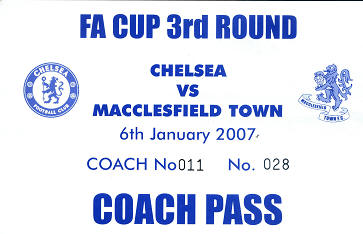 Coach pass for Chelsea game