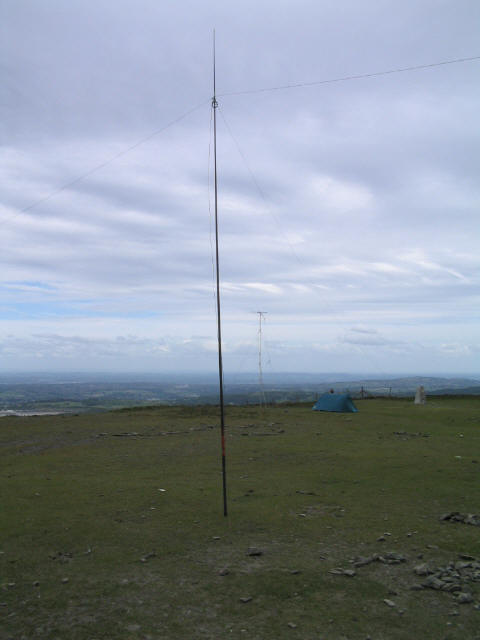 The fishing pole and 40m dipole