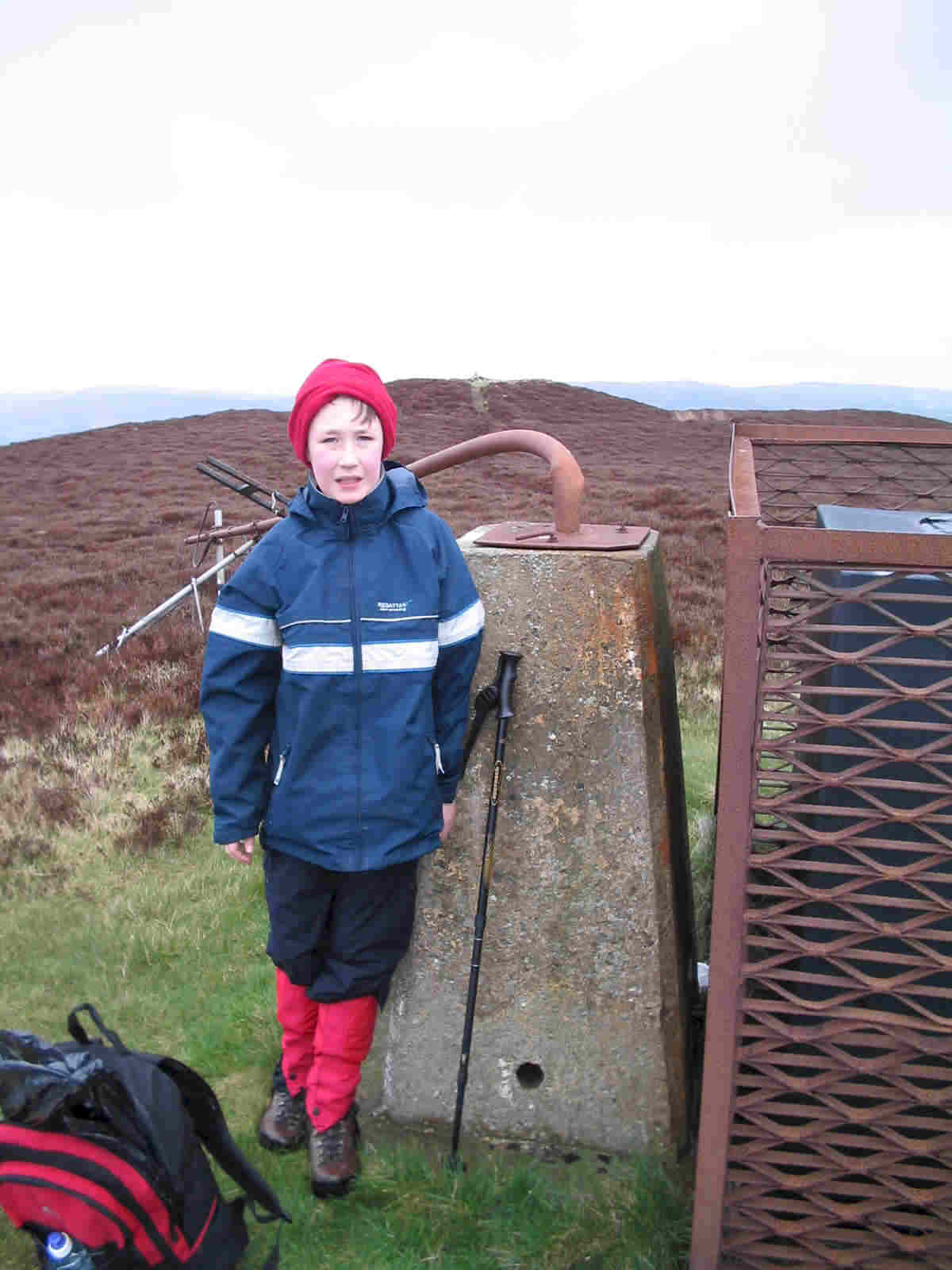 Jimmy, the trig point, and the poorly repeater!