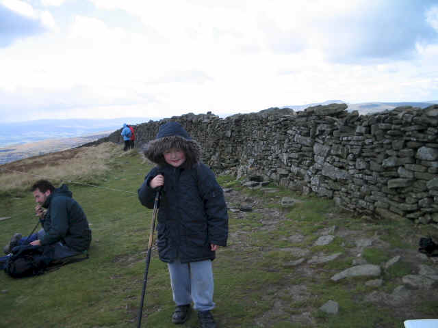Liam on Pen-y-ghent NP-010