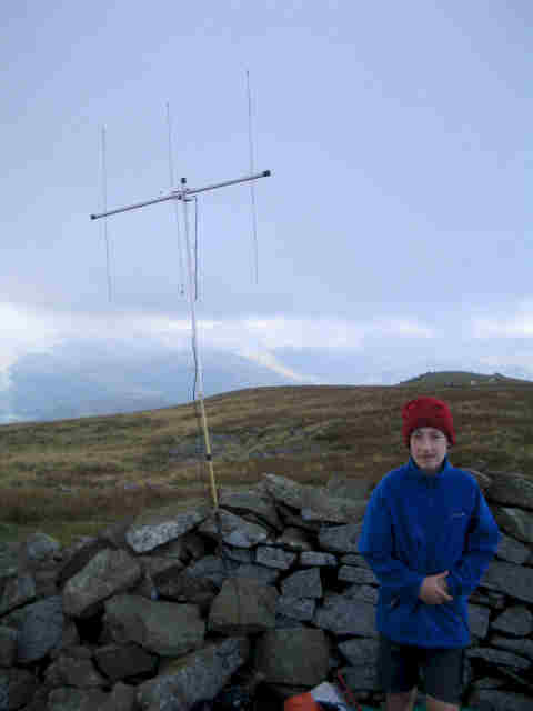 Jimmy and the SOTA Beam on Seat Sandal