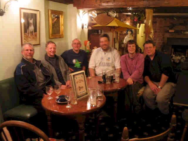 Bernard G3SHF, Jim G3KAF, Richard G3CWI, Tom M1EYP, Andy M1LOL and Ray M1REK