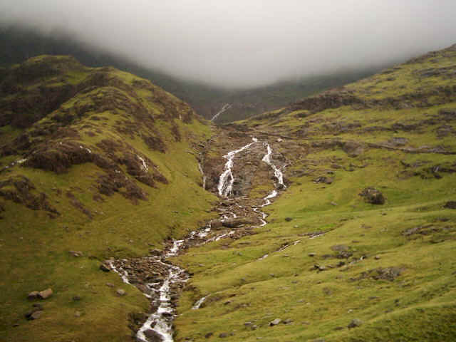 Spectacular scenary all around our walk up Snowdon