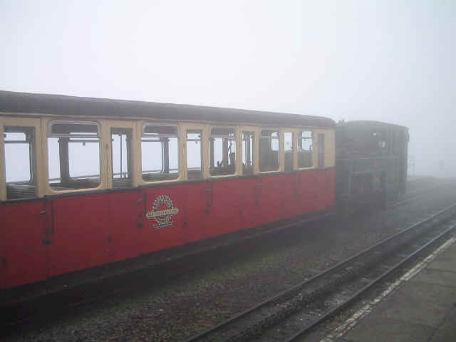 The train in the summit station