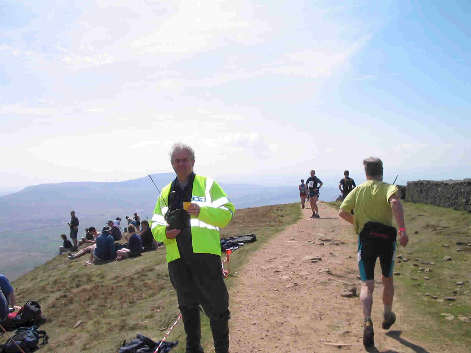 Rod M3HLD on RAYNET duty for the 3 Peaks Race