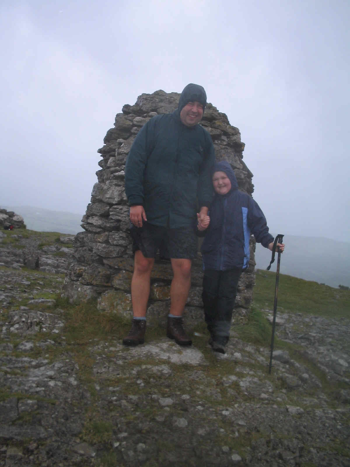 Tom & Liam at the summit of Whitbarrow G/LD-056