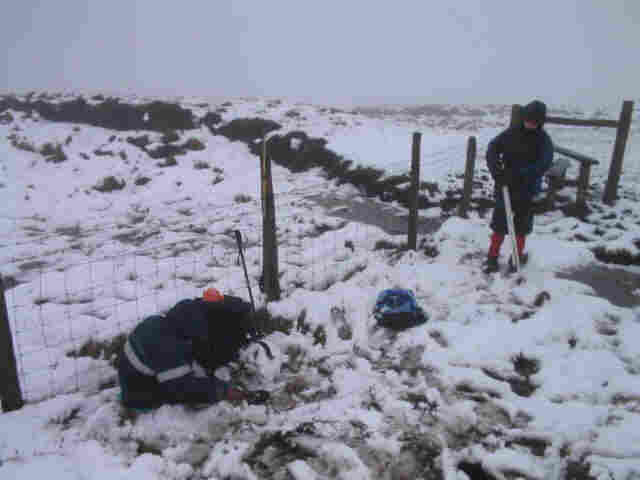Jimmy and Liam on Winter Hill