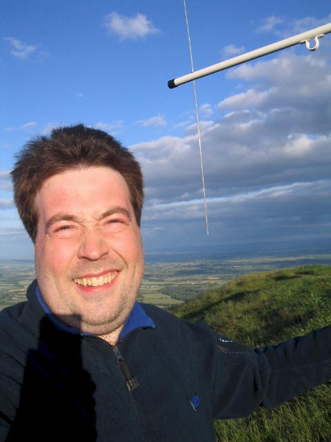 Tom M1EYP/P on Worcestershire Beacon G/WB-009
