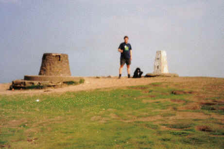 Tom M1EYP on the summit of The Wrekin